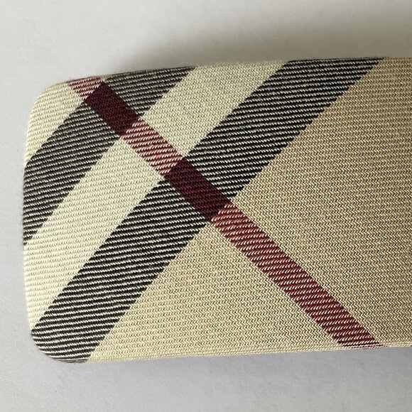 BURBERRY Hair BARRETTE in Classic, Iconic, Burberry Archive Beige Plaid LOGO main image 4